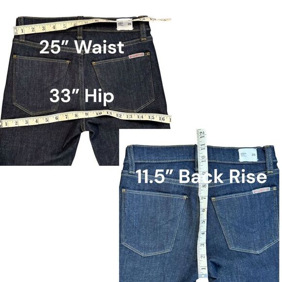 NWOT Hudson Nico Super Skinny Mid Rise Dark Wash Jeans Sz 25 - Picture 11 of 12